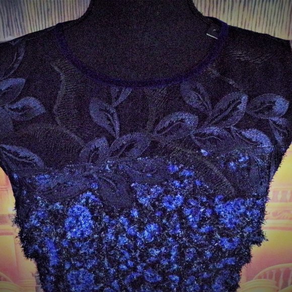 T. Tahari Women's Embroidered Midi Dress - Picture 4 of 9